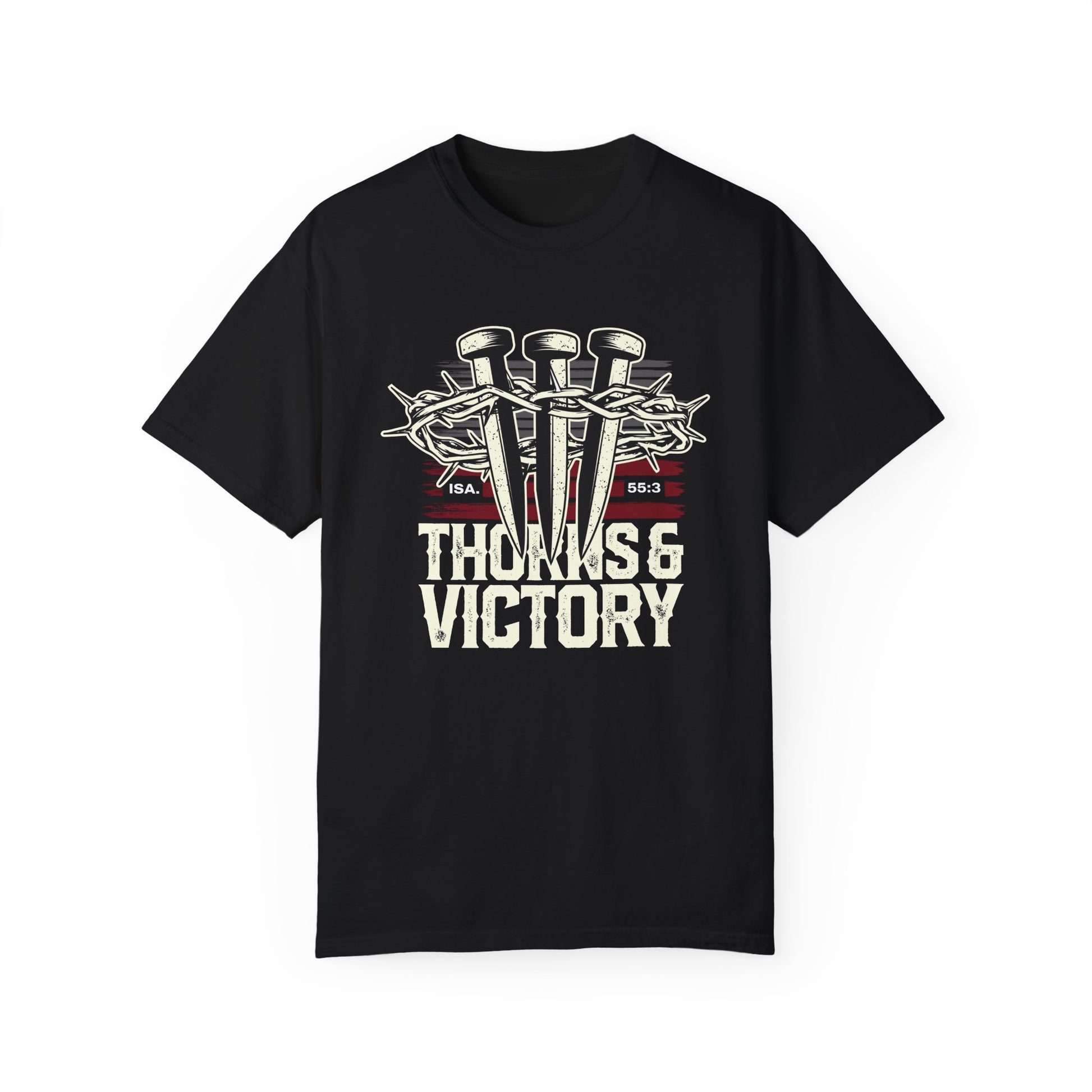 Thorns & Victory Unisex Garment-Dyed T-Shirt - The Shield of Light