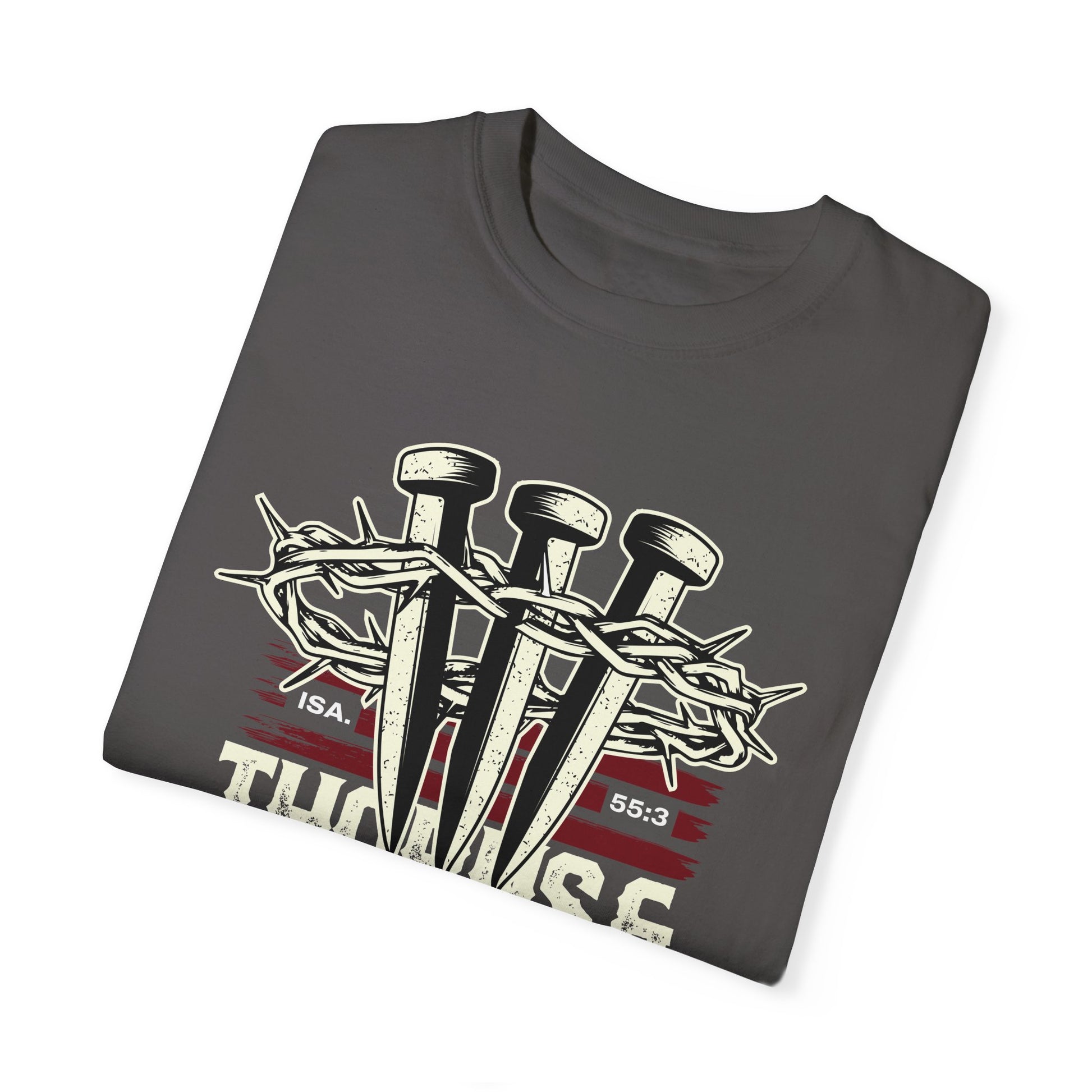 Thorns & Victory Unisex Garment-Dyed T-Shirt - The Shield of Light