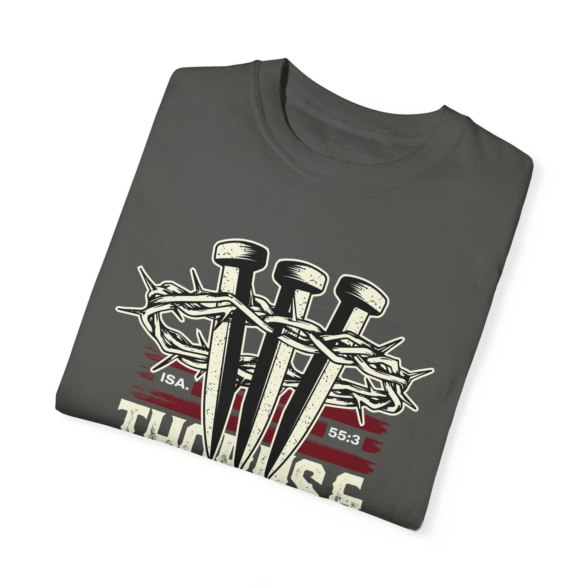 Thorns & Victory Unisex Garment-Dyed T-Shirt - The Shield of Light