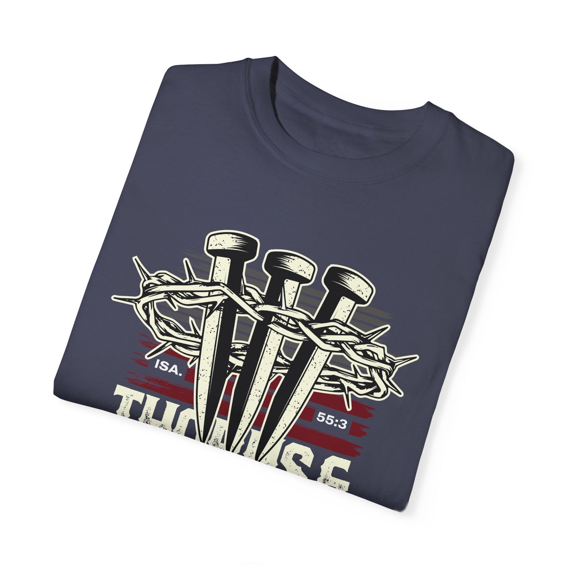 Thorns & Victory Unisex Garment-Dyed T-Shirt - The Shield of Light