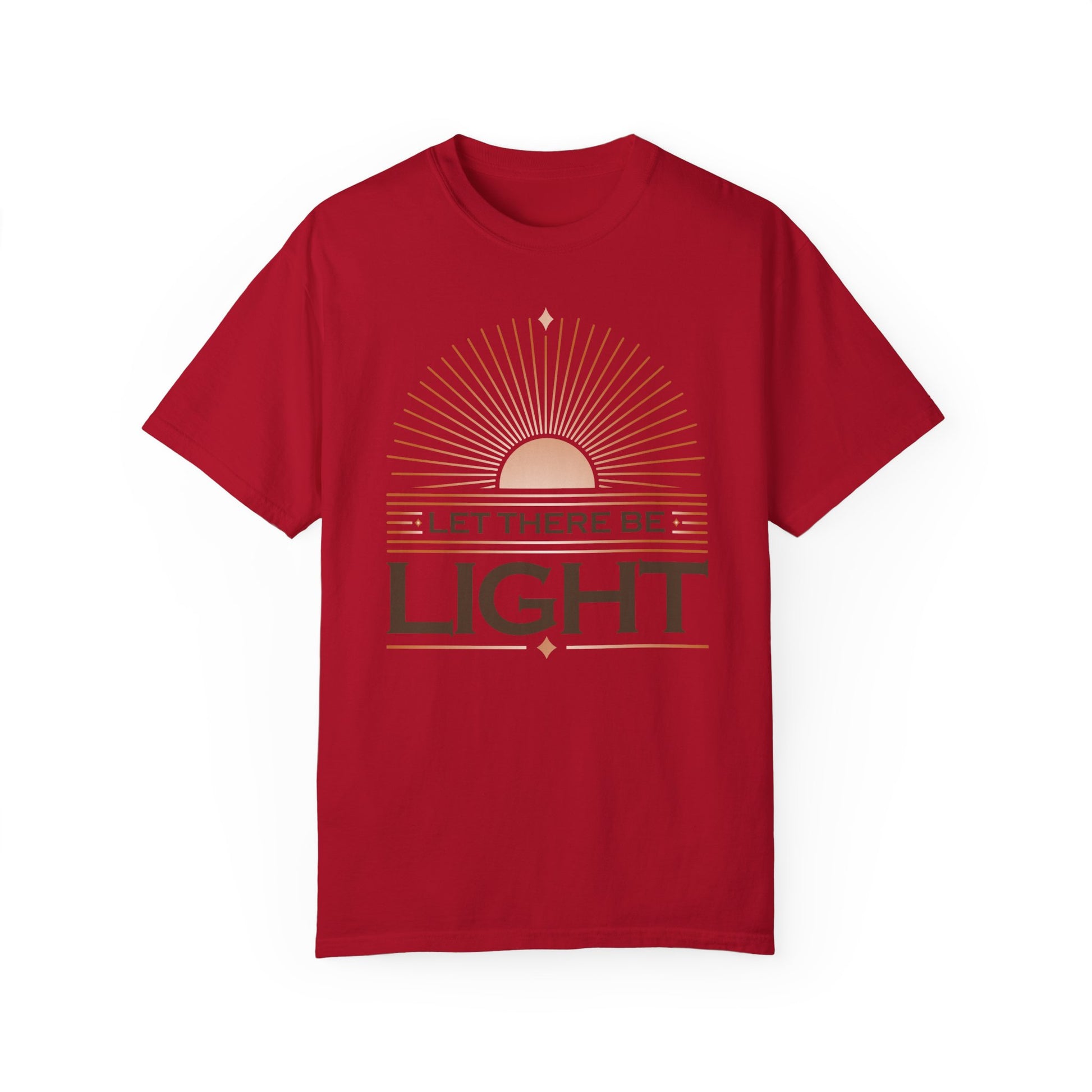 " Let There Be Light " Unisex Garment-Dyed T-Shirt - The Shield of Light