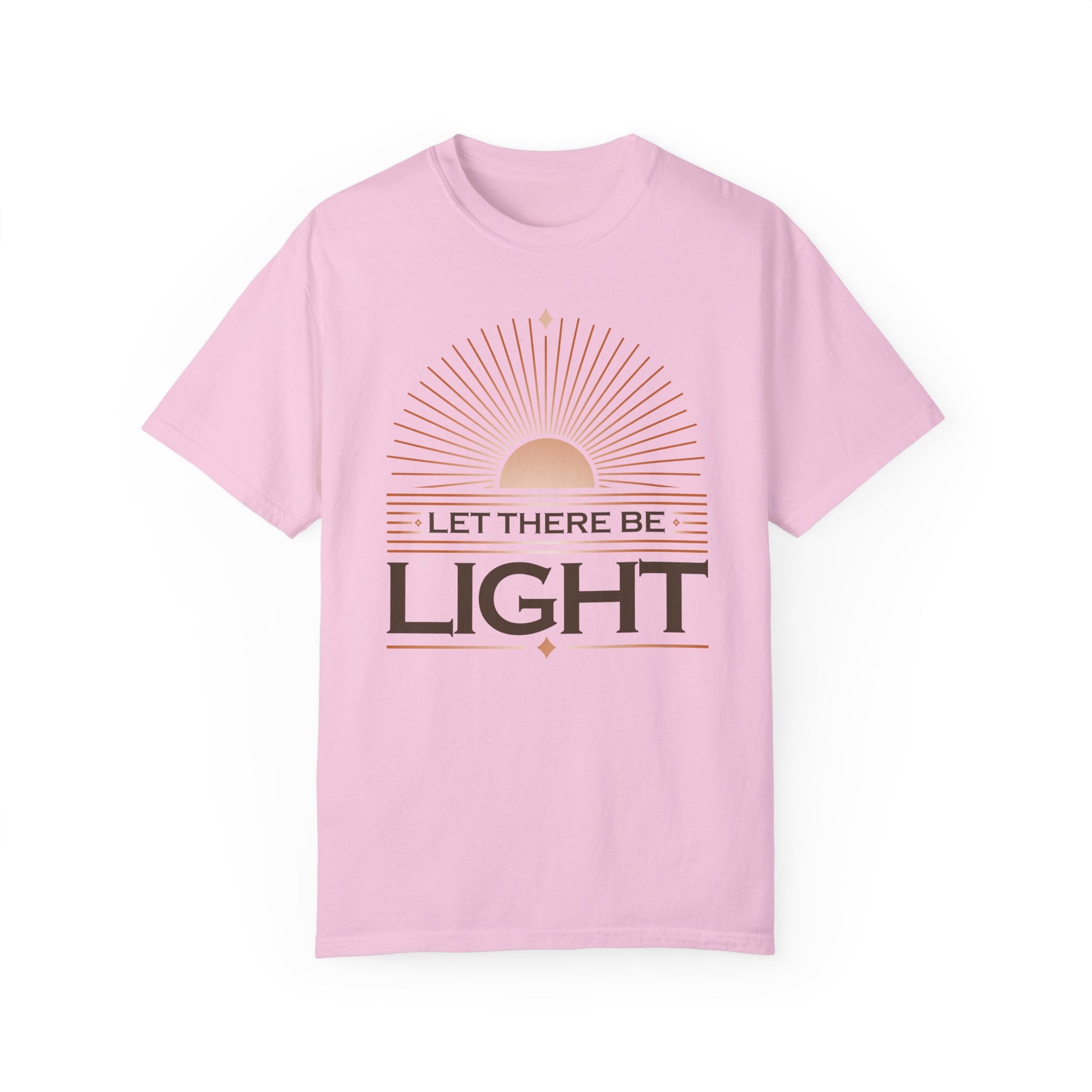 " Let There Be Light " Unisex Garment-Dyed T-Shirt - The Shield of Light