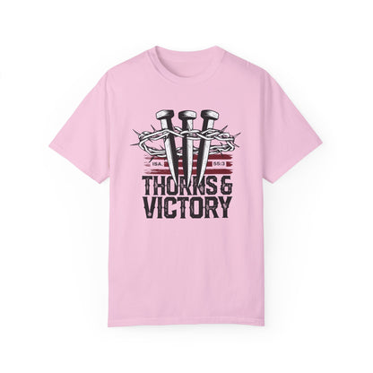 Thorns & Victory Unisex Garment-Dyed T-Shirt - The Shield of Light