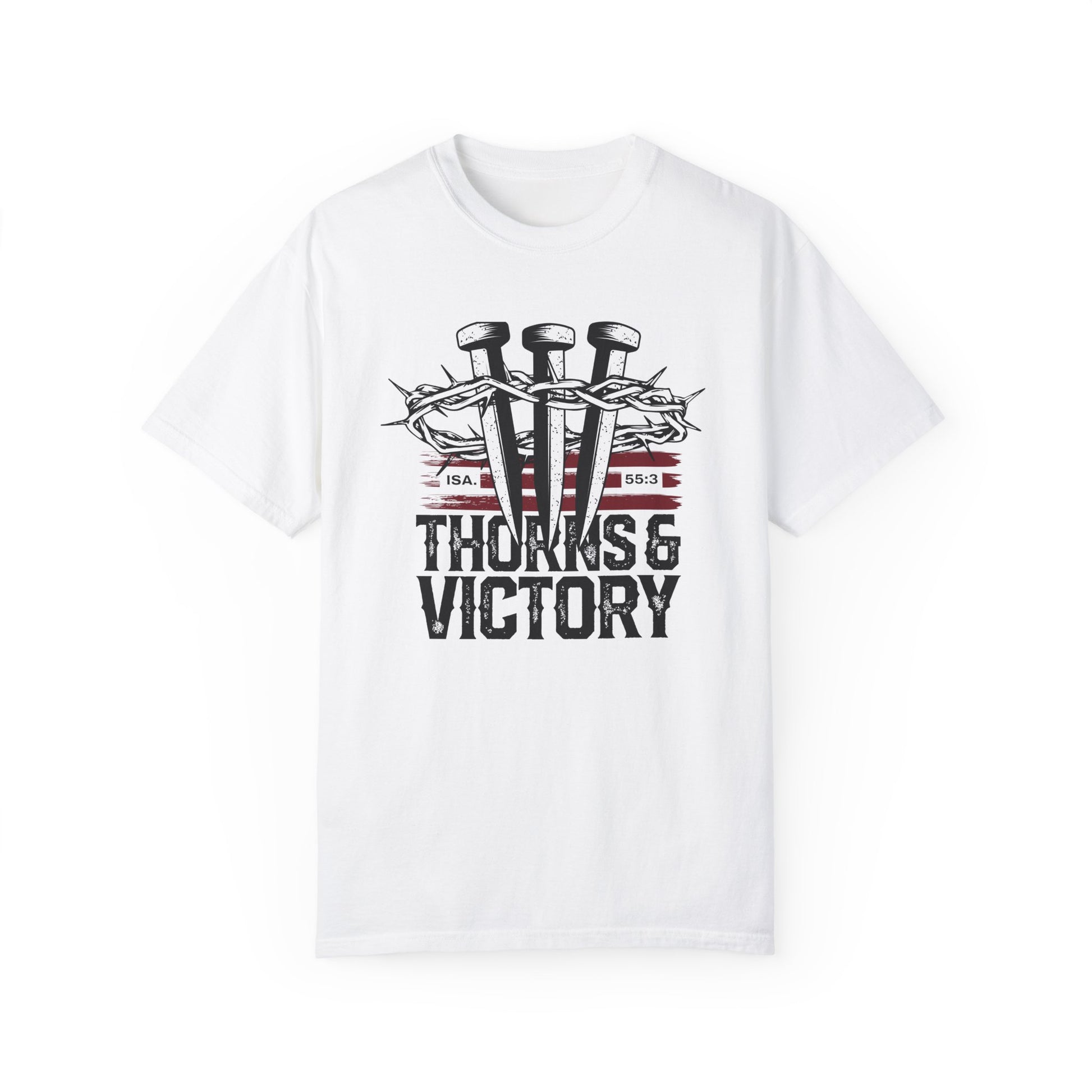 Thorns & Victory Unisex Garment-Dyed T-Shirt - The Shield of Light