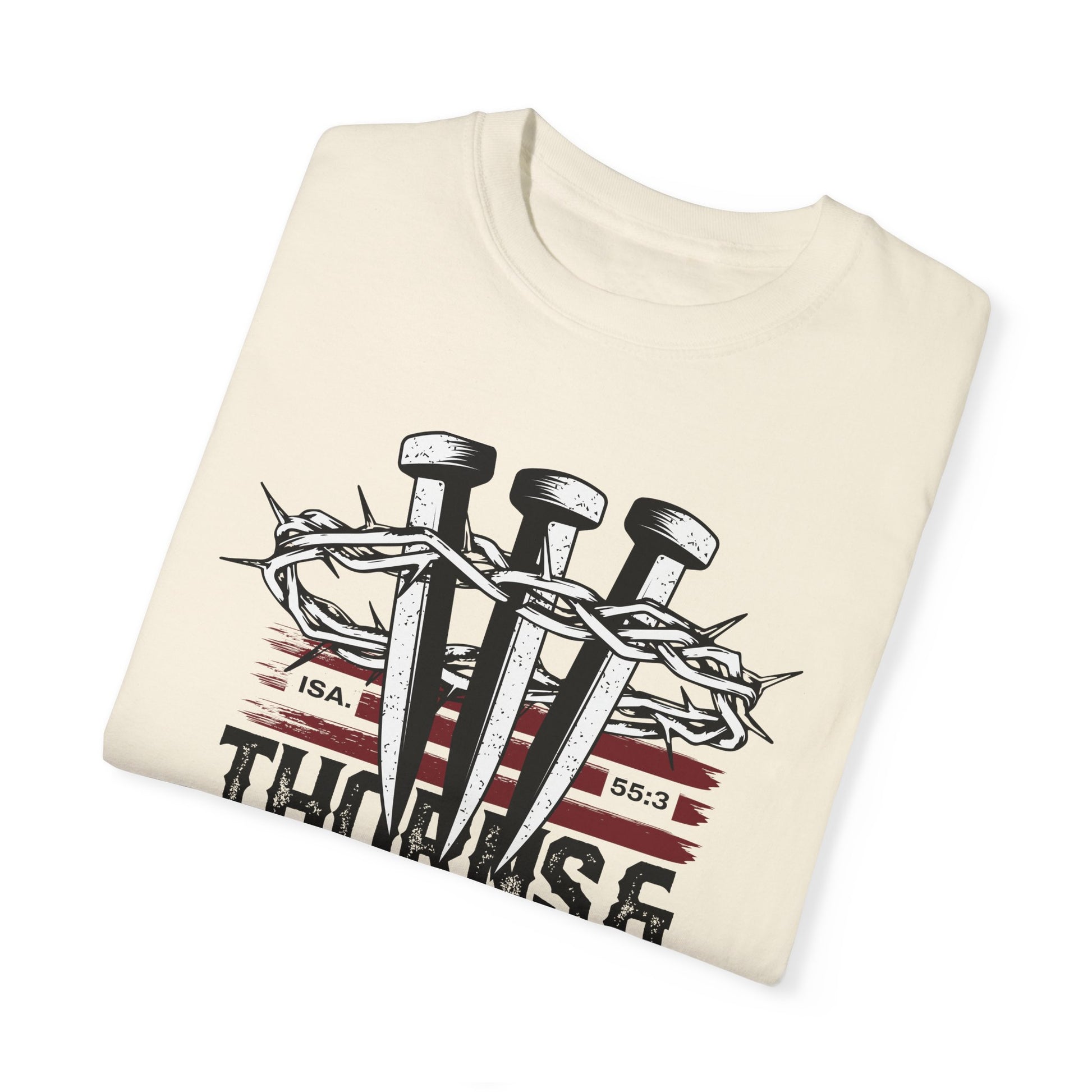Thorns & Victory Unisex Garment-Dyed T-Shirt - The Shield of Light