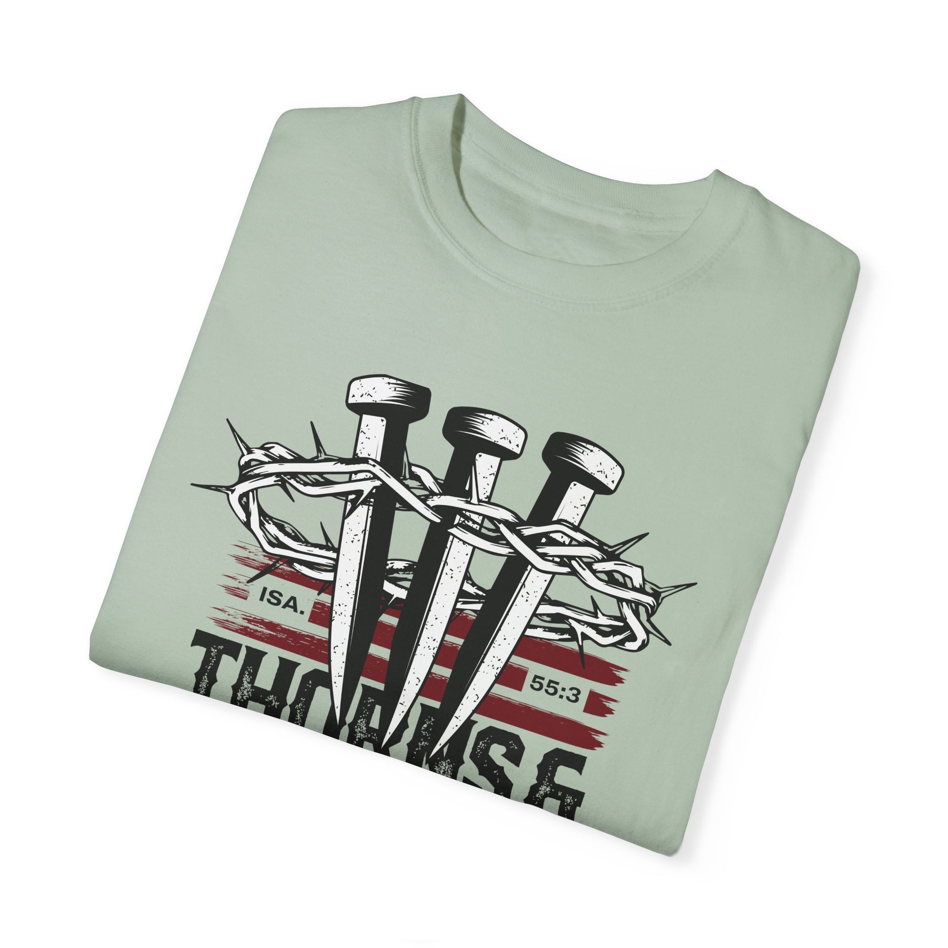 Thorns & Victory Unisex Garment-Dyed T-Shirt - The Shield of Light