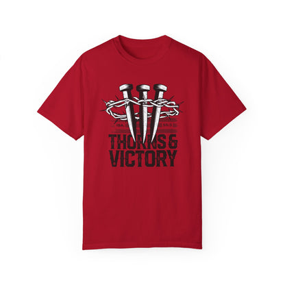 "Thorns & Victory" Unisex Garment-Dyed T-Shirt - The Shield of Light