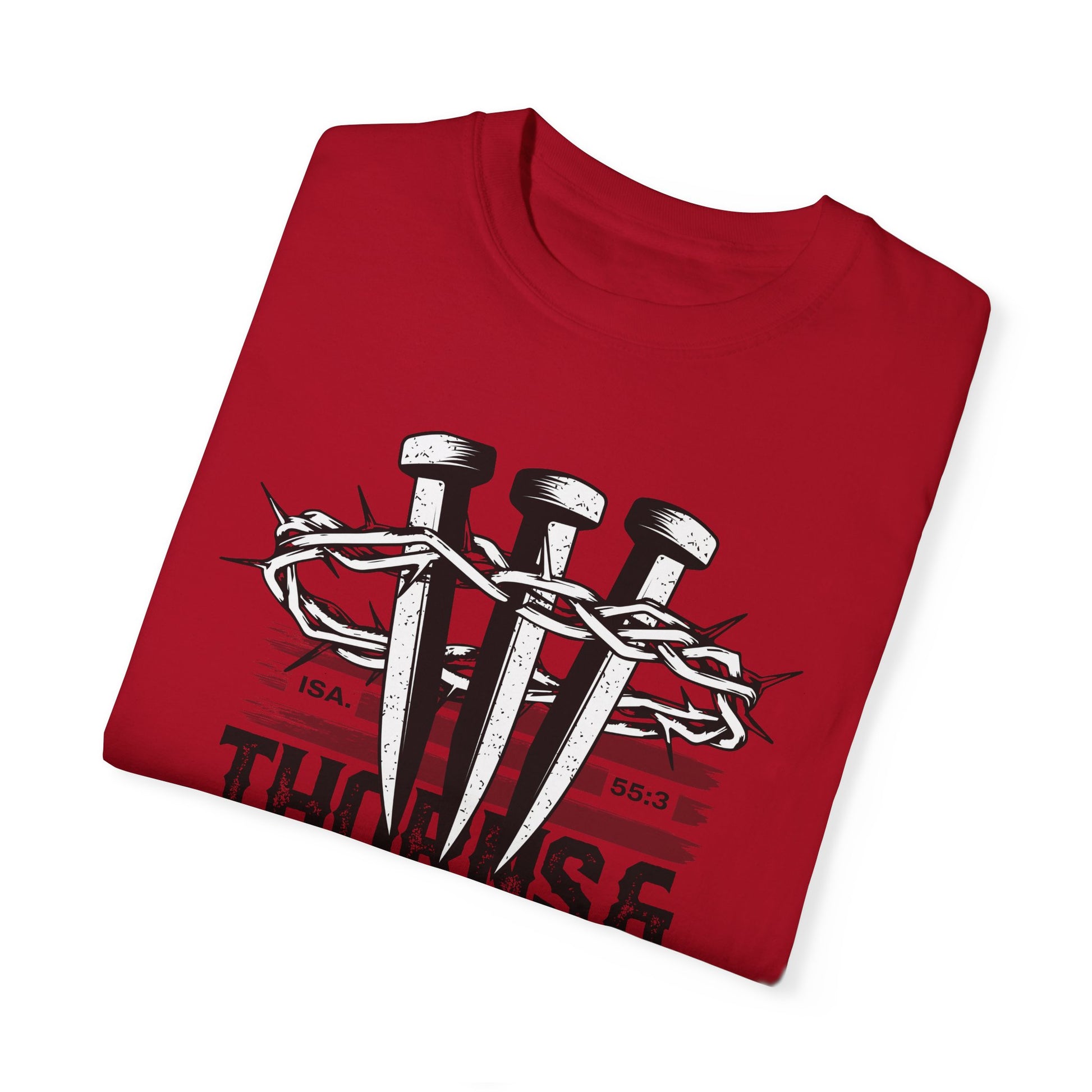 "Thorns & Victory" Unisex Garment-Dyed T-Shirt - The Shield of Light