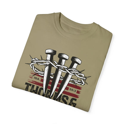 "Thorns & Victory" Unisex Garment-Dyed T-Shirt - The Shield of Light