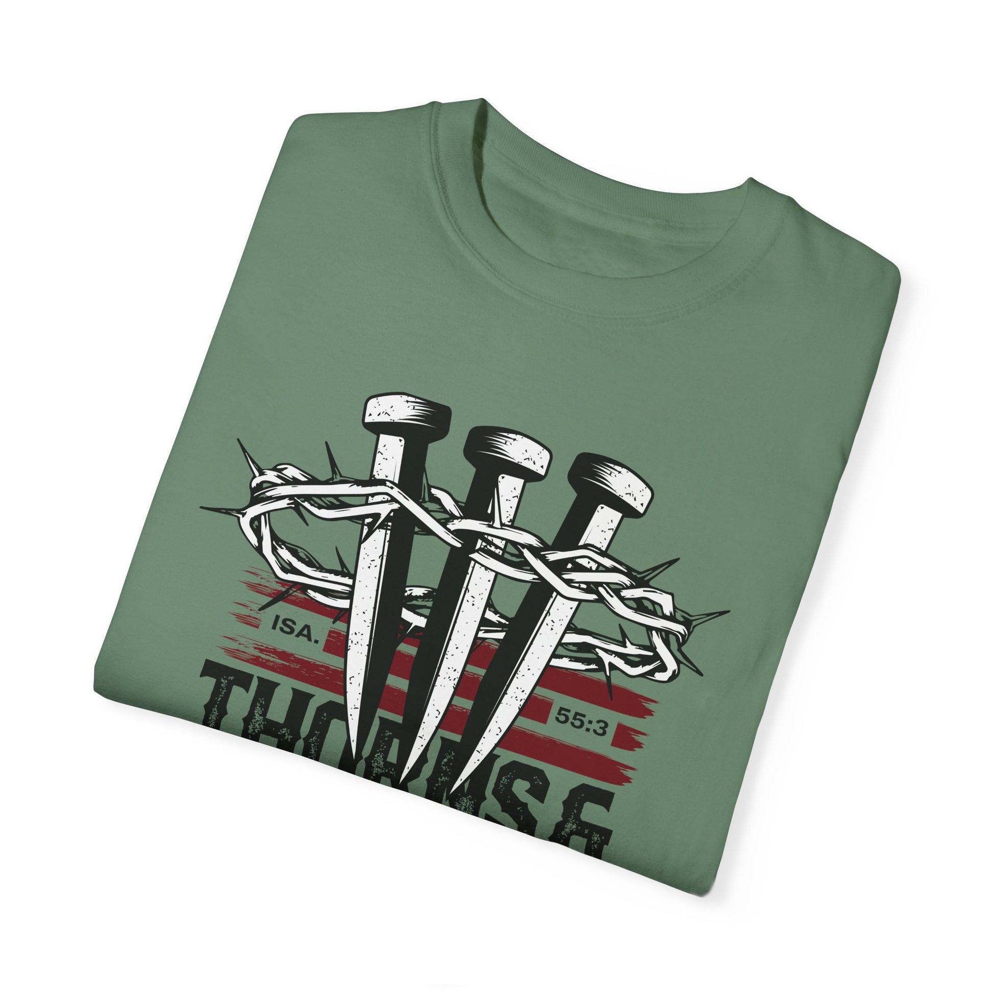 "Thorns & Victory" Unisex Garment-Dyed T-Shirt - The Shield of Light