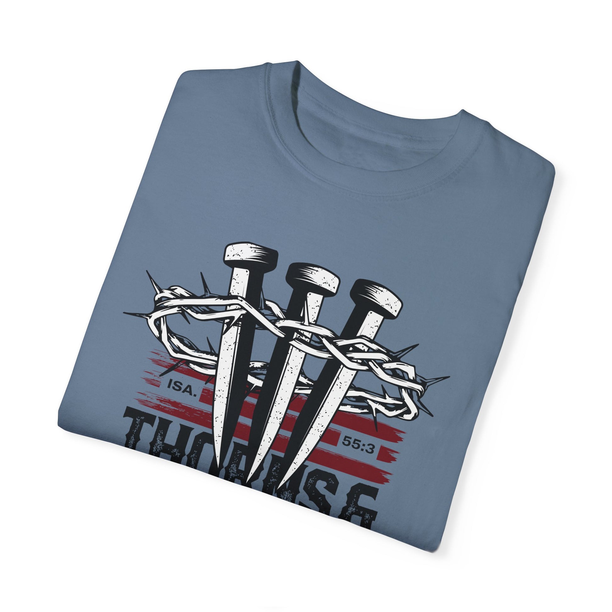 "Thorns & Victory" Unisex Garment-Dyed T-Shirt - The Shield of Light