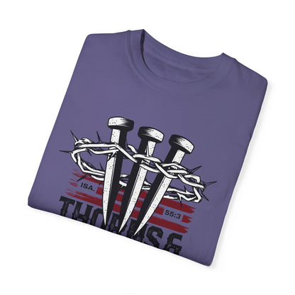 "Thorns & Victory" Unisex Garment-Dyed T-Shirt - The Shield of Light