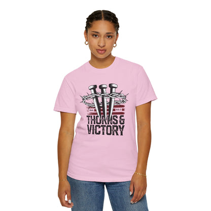 "Thorns & Victory" Unisex Garment-Dyed T-Shirt - The Shield of Light