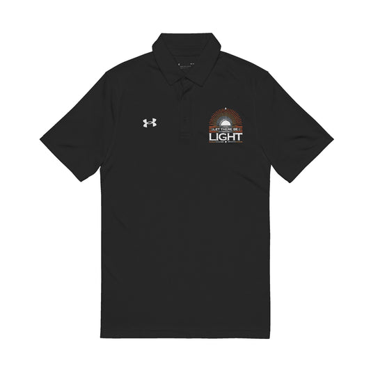 Let There Be Light Under Armour® Men's Polo Shirt - The Shield of Light