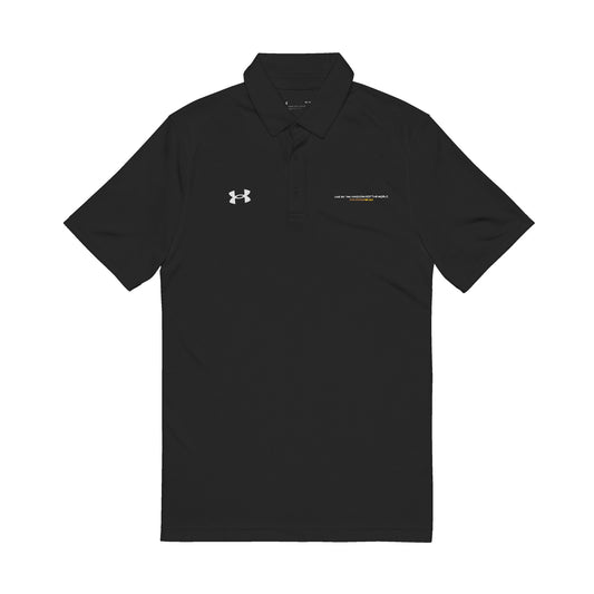 "Live By the Kingdom Not the World Colossians 3:2" Under Armour® Men's Polo Shirt - The Shield of Light