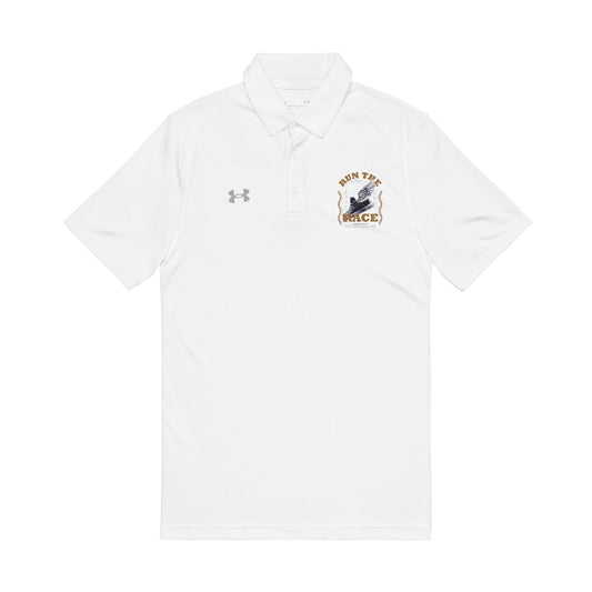 Run The Race Under Armour® Men's Polo Shirt - The Shield of Light