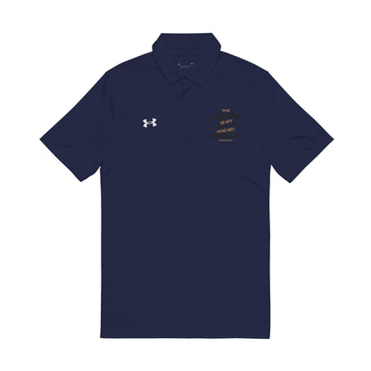 "The Lord Is My Strength and My Shield Psalm 28:7" Under Armour® Men's Polo Shirt - The Shield of Light