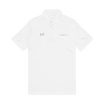 "Live By the Kingdom Not the World Colossians 3:2" Under Armour® Men's Polo Shirt - The Shield of Light