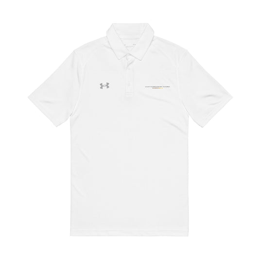 "Live By the Kingdom Not the World Colossians 3:2" Under Armour® Men's Polo Shirt - The Shield of Light