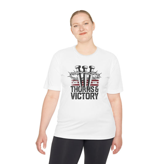 "Thorns & Victory" Unisex Moisture Wicking Tee - The Shield of Light