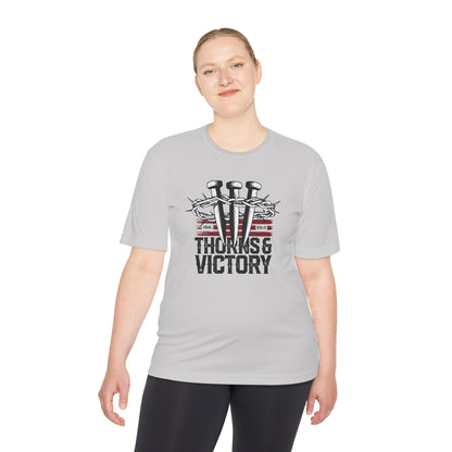 "Thorns & Victory" Unisex Moisture Wicking Tee - The Shield of Light