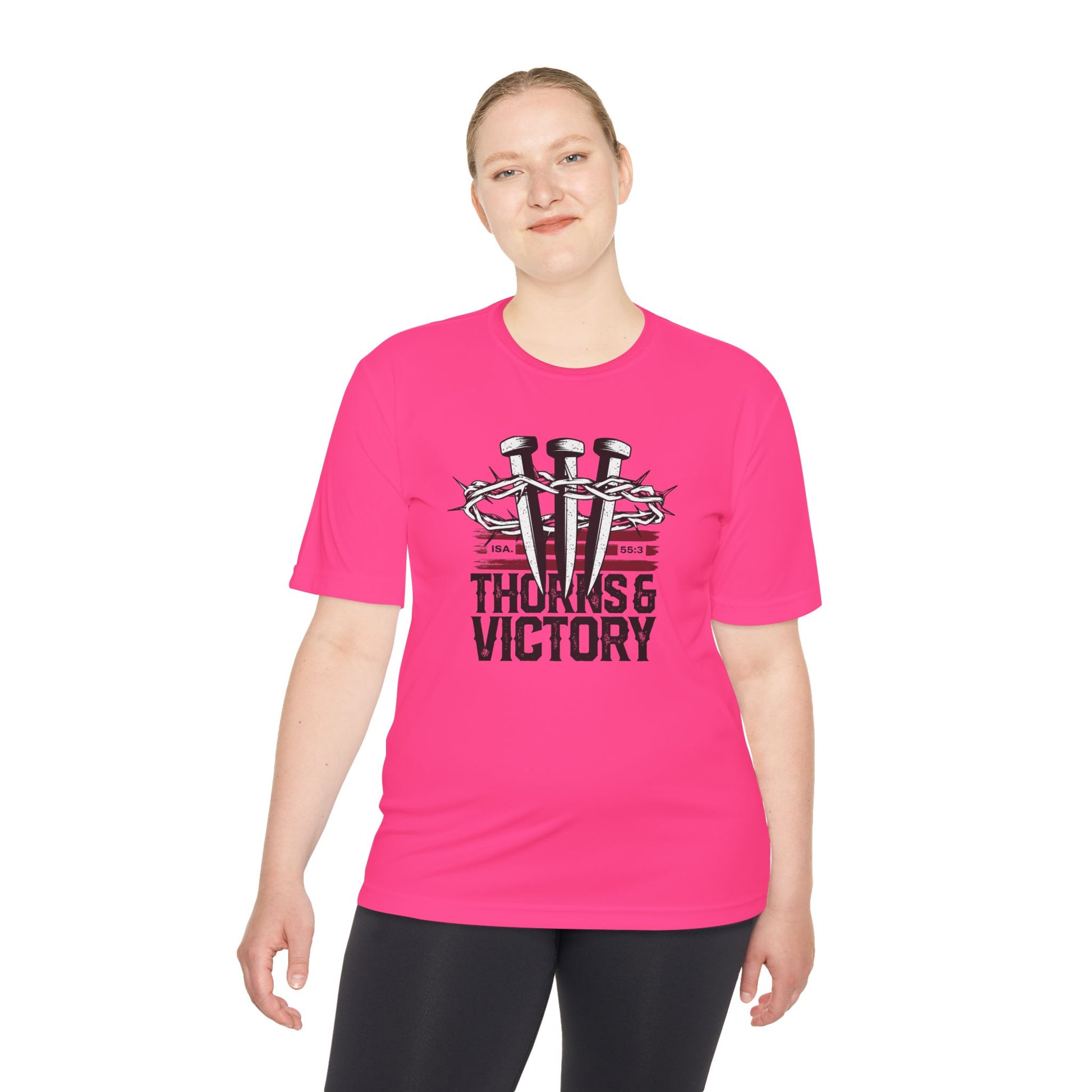"Thorns & Victory" Unisex Moisture Wicking Tee - The Shield of Light
