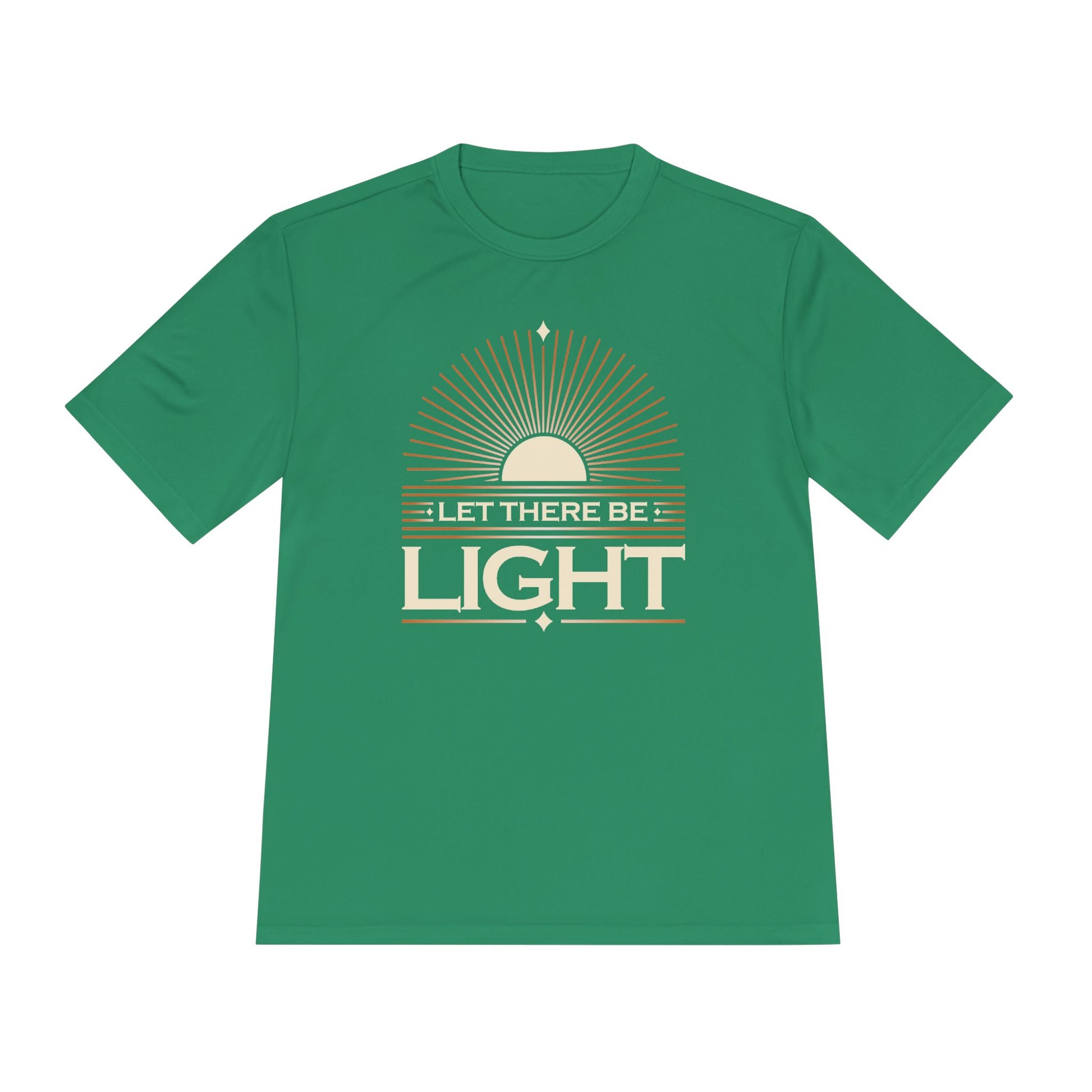 "Let There Be Light"  Unisex Moisture Wicking Tee - The Shield of Light