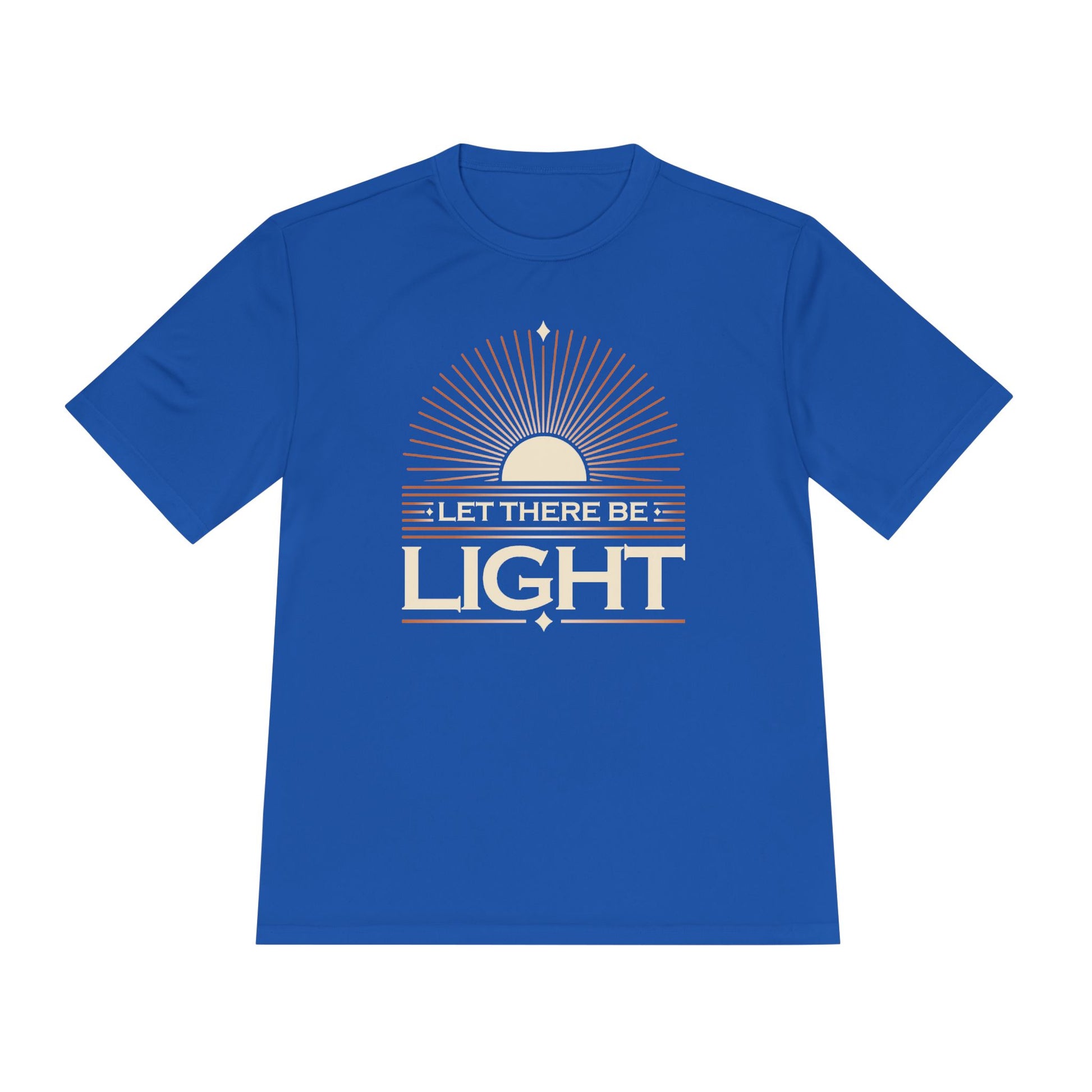 "Let There Be Light"  Unisex Moisture Wicking Tee - The Shield of Light