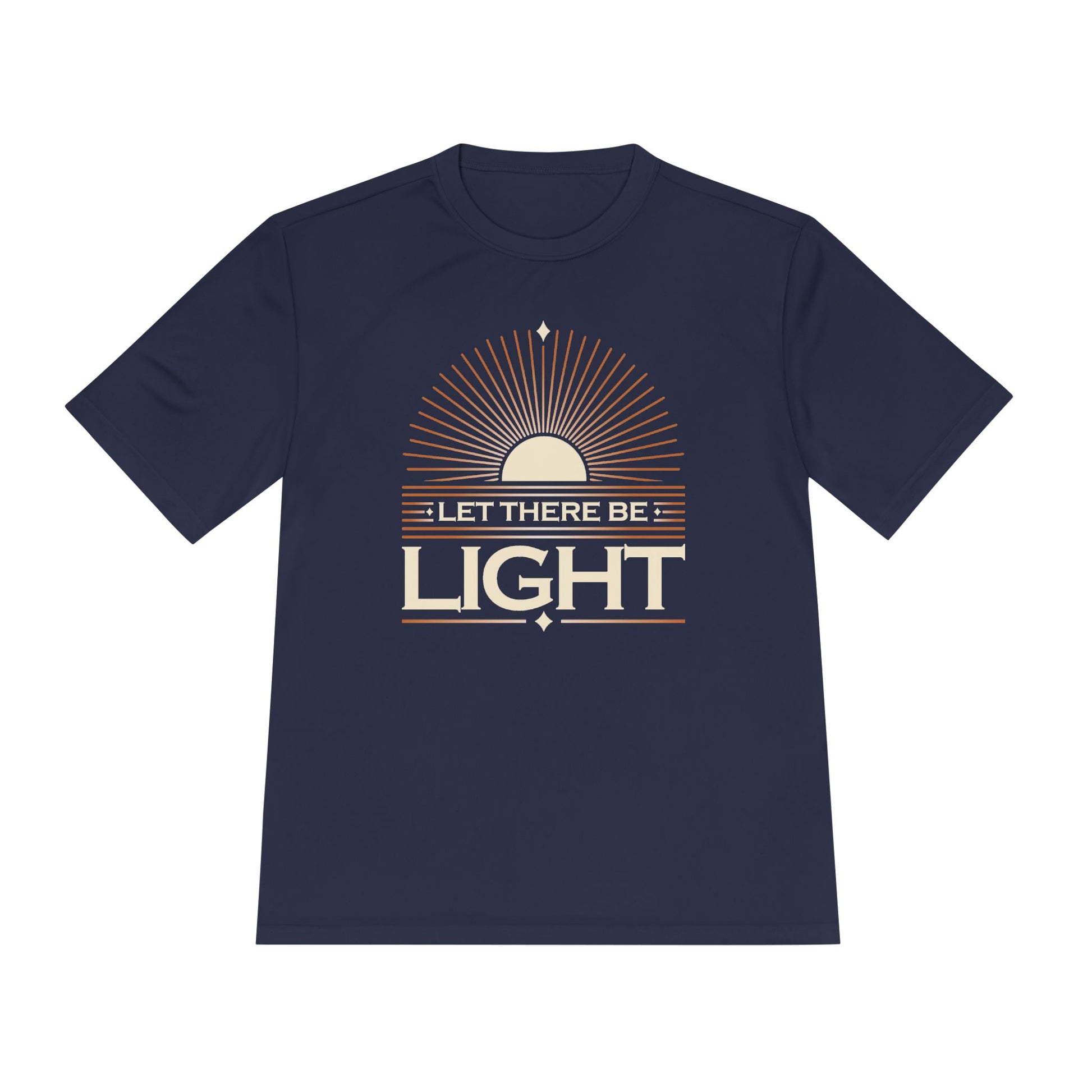 "Let There Be Light"  Unisex Moisture Wicking Tee - The Shield of Light