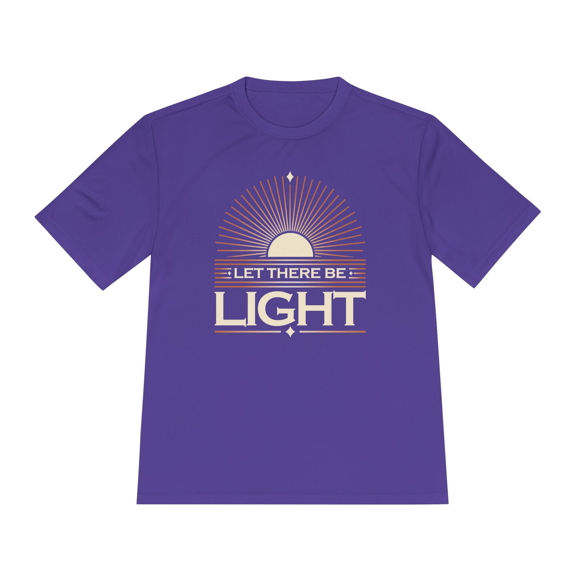 "Let There Be Light"  Unisex Moisture Wicking Tee - The Shield of Light