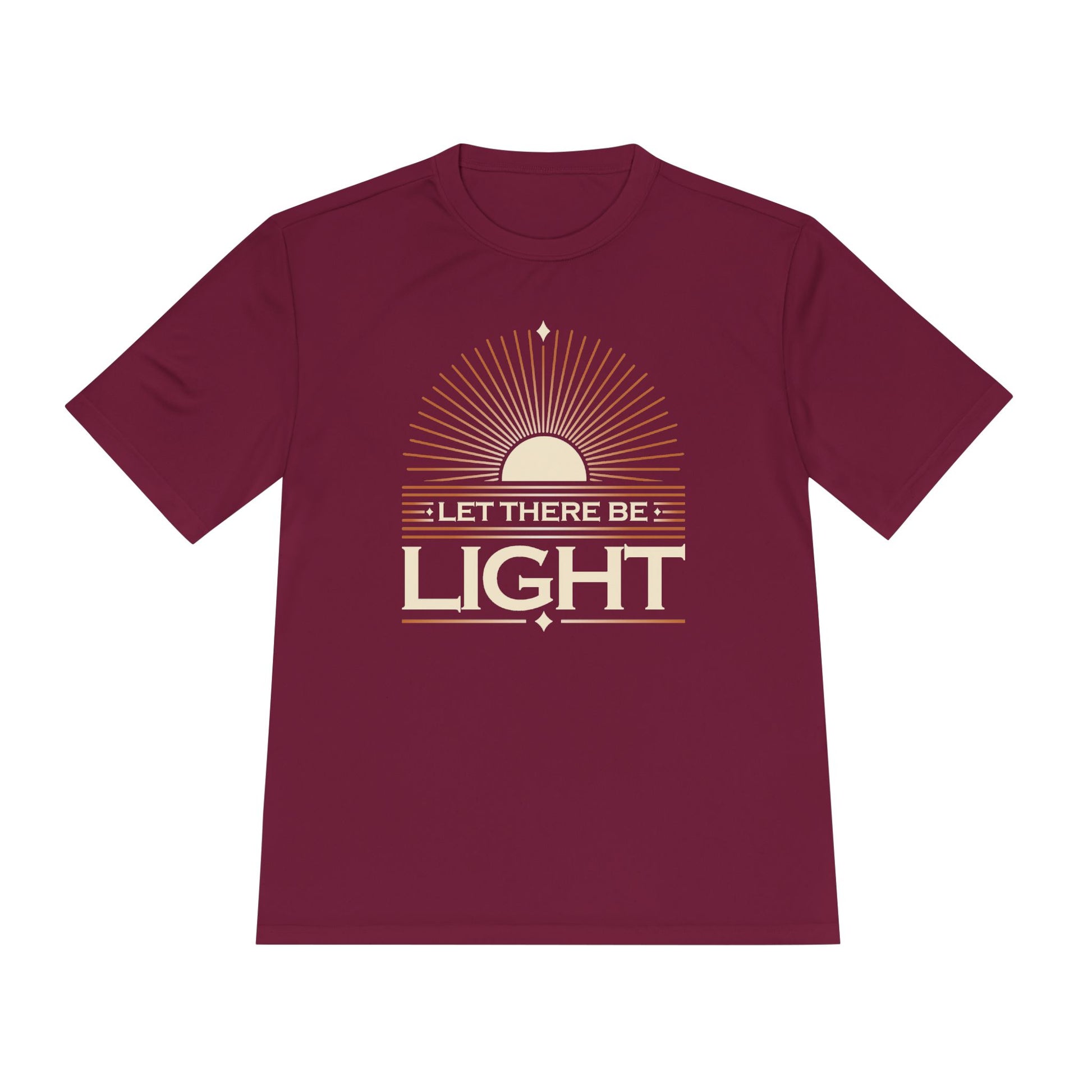 "Let There Be Light"  Unisex Moisture Wicking Tee - The Shield of Light