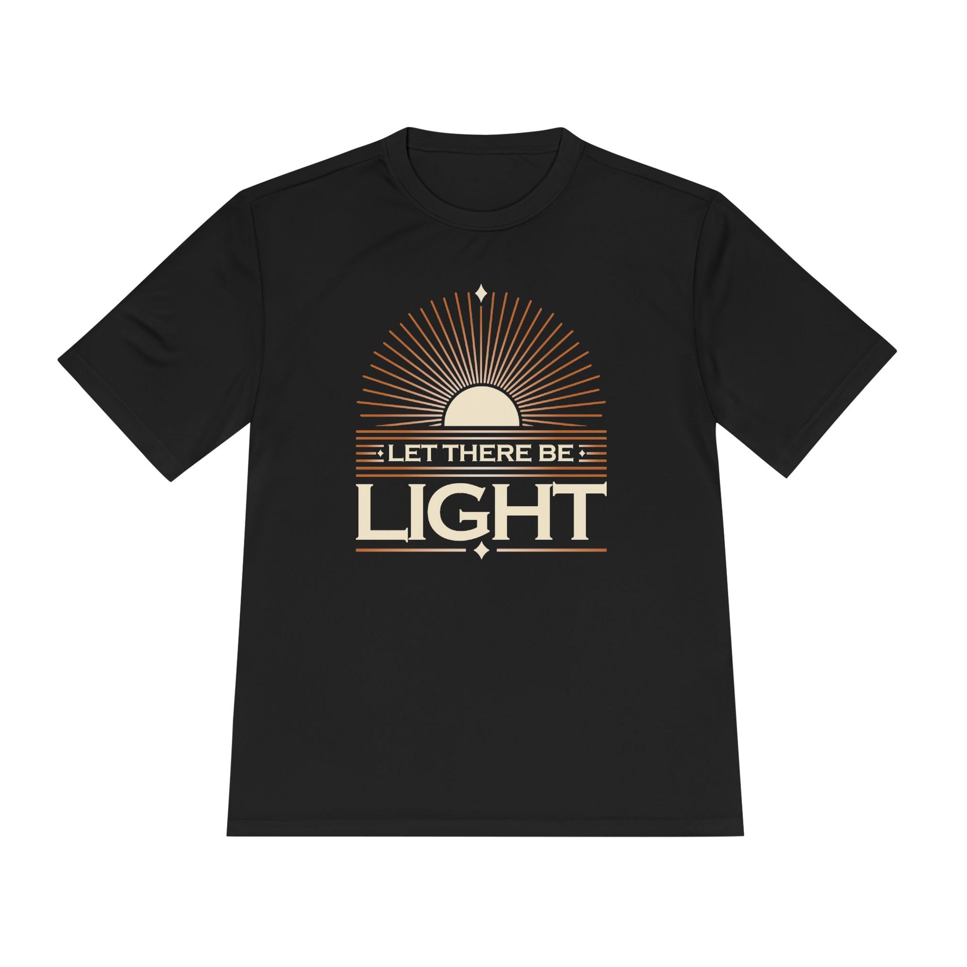 "Let There Be Light"  Unisex Moisture Wicking Tee - The Shield of Light