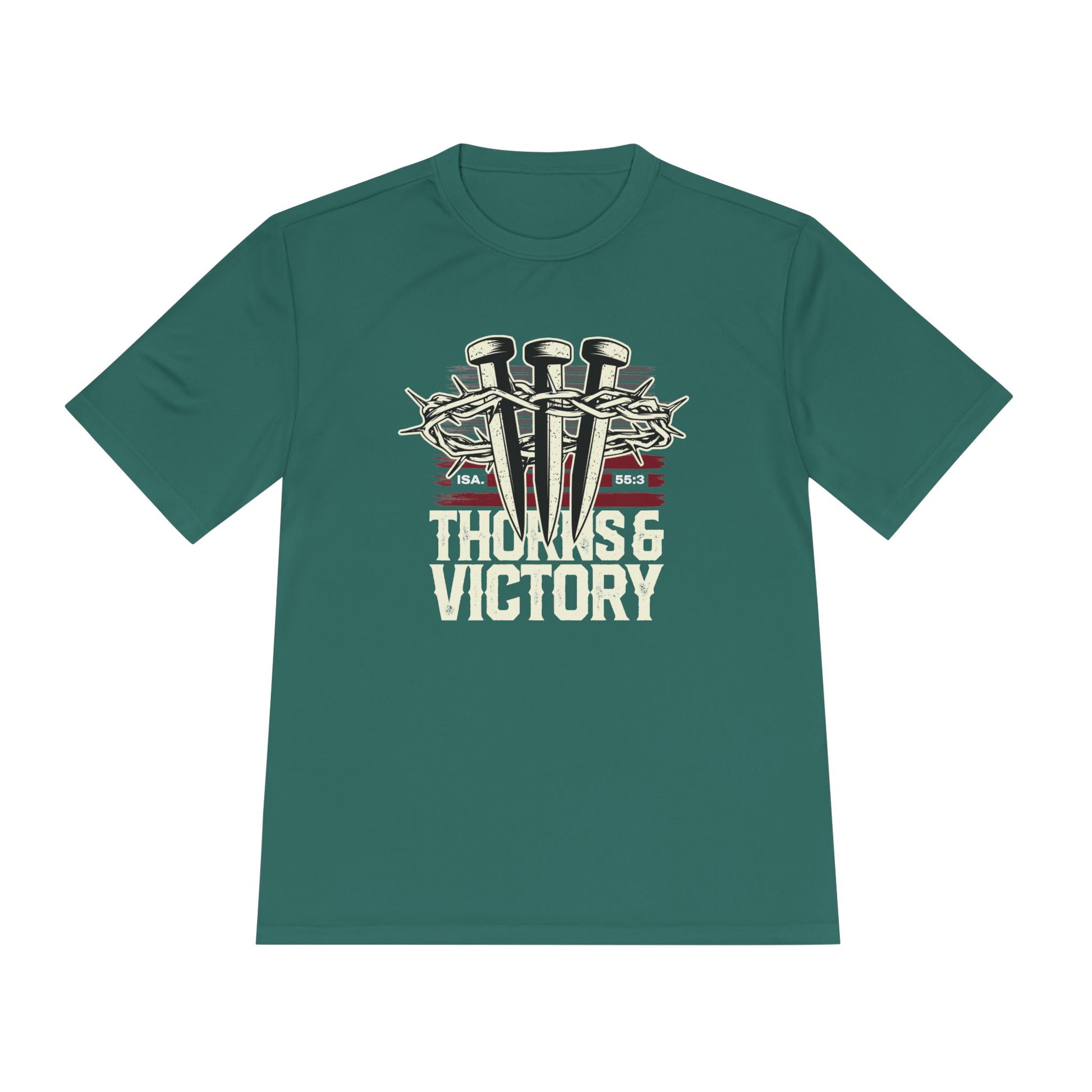 "Thorns & Victory"  Unisex Moisture Wicking Tee - The Shield of Light