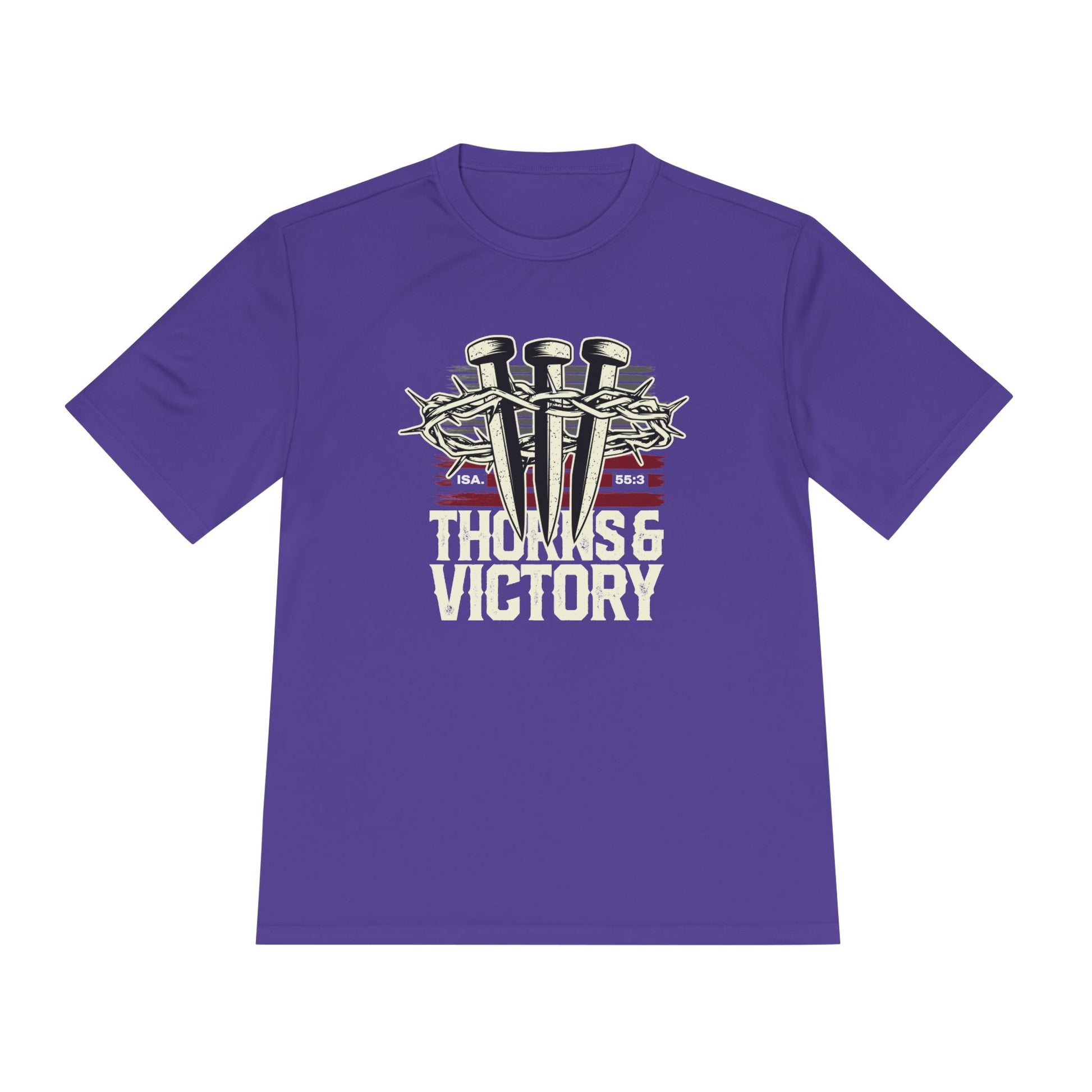 "Thorns & Victory"  Unisex Moisture Wicking Tee - The Shield of Light