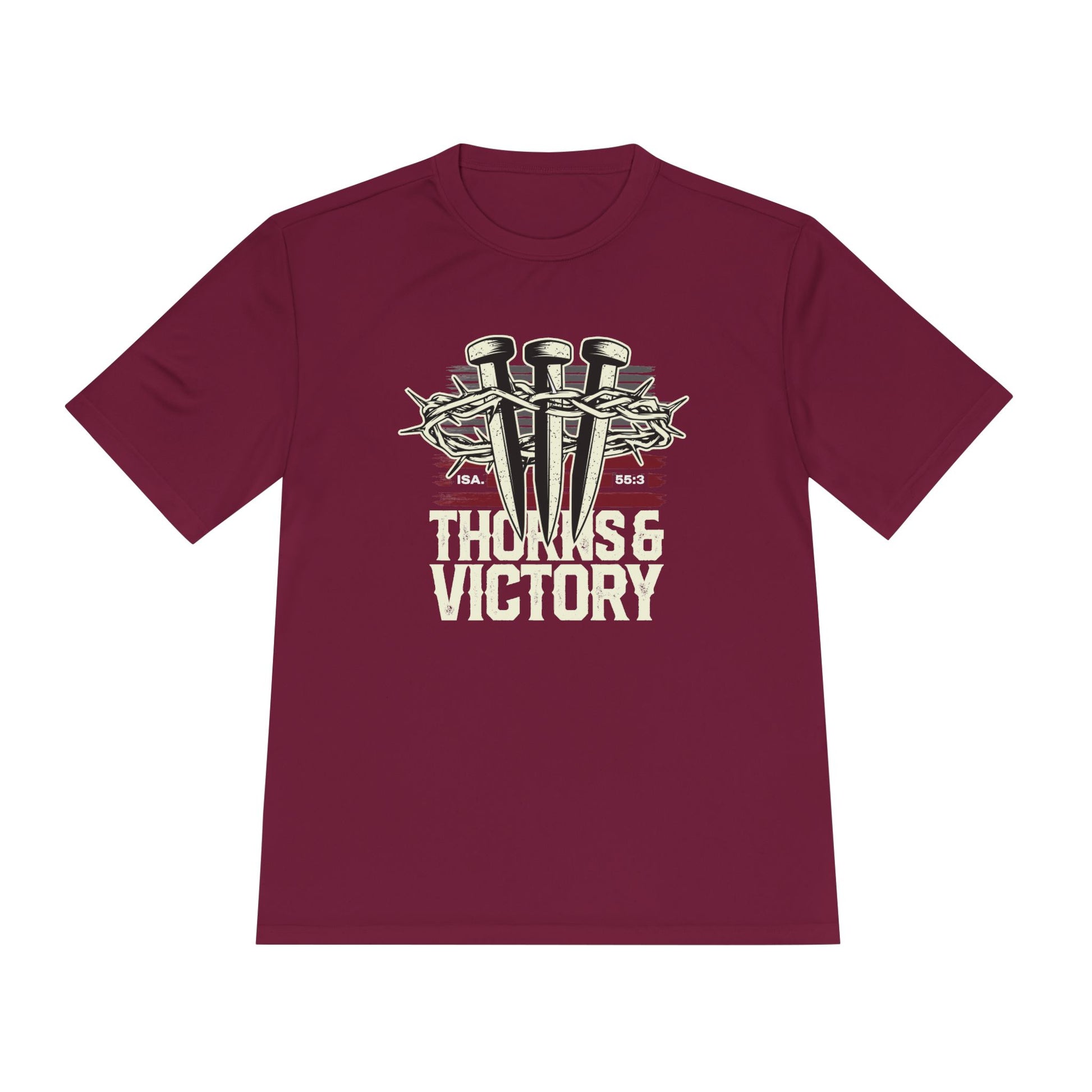 "Thorns & Victory"  Unisex Moisture Wicking Tee - The Shield of Light