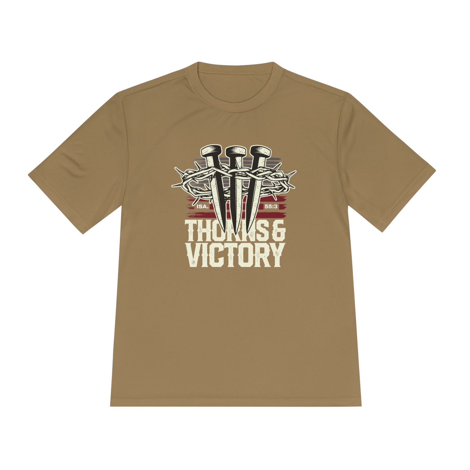 "Thorns & Victory"  Unisex Moisture Wicking Tee - The Shield of Light