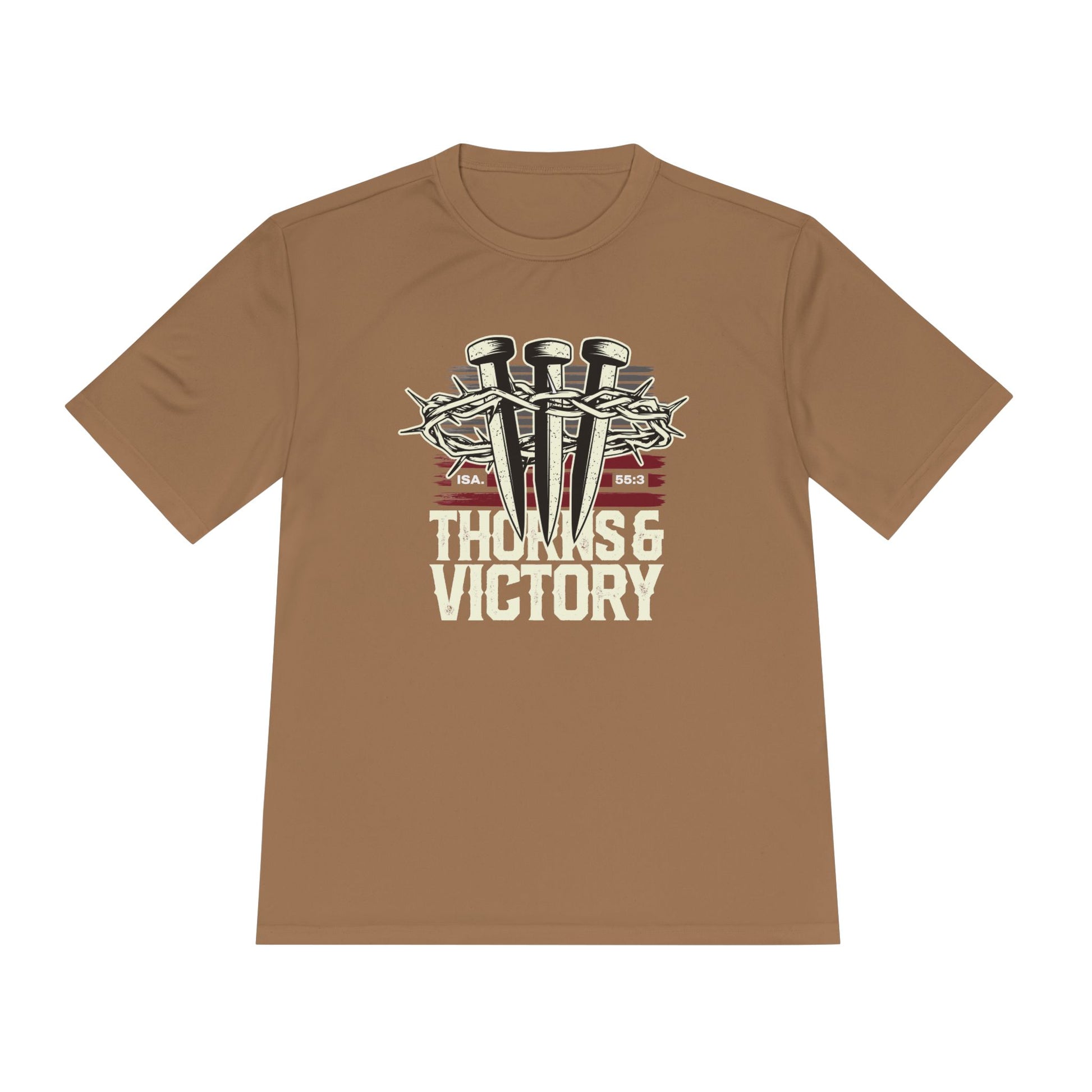 "Thorns & Victory"  Unisex Moisture Wicking Tee - The Shield of Light