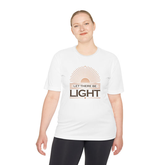 'Let There Be Light' Unisex Moisture Wicking Tee - The Shield of Light