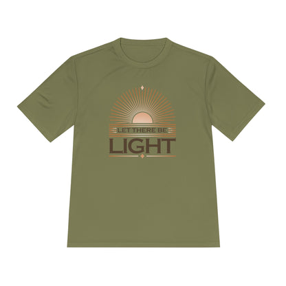 'Let There Be Light' Unisex Moisture Wicking Tee - The Shield of Light