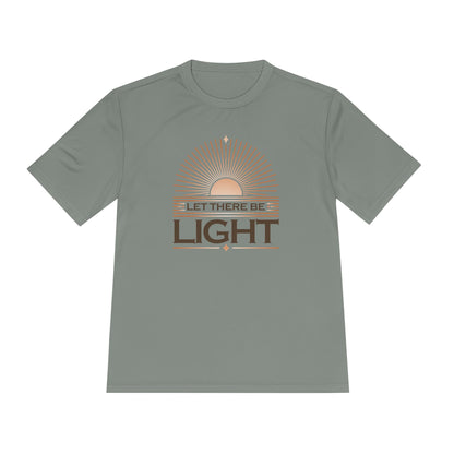 'Let There Be Light' Unisex Moisture Wicking Tee - The Shield of Light