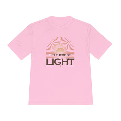 'Let There Be Light' Unisex Moisture Wicking Tee - The Shield of Light