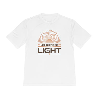 'Let There Be Light' Unisex Moisture Wicking Tee - The Shield of Light