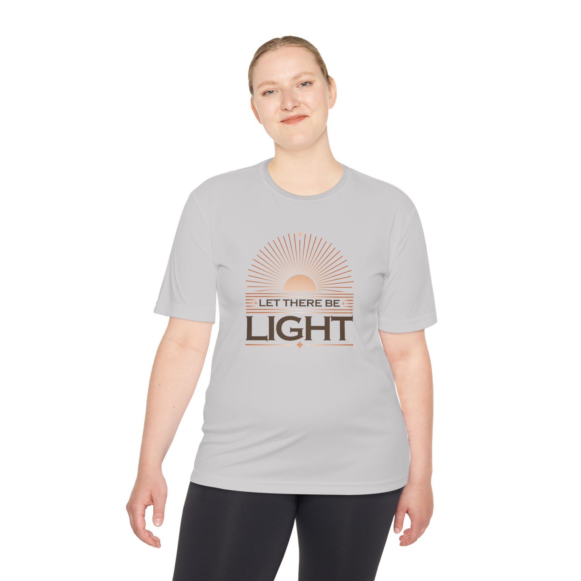'Let There Be Light' Unisex Moisture Wicking Tee - The Shield of Light