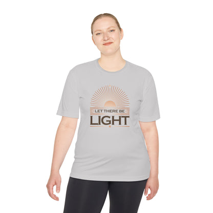 'Let There Be Light' Unisex Moisture Wicking Tee - The Shield of Light