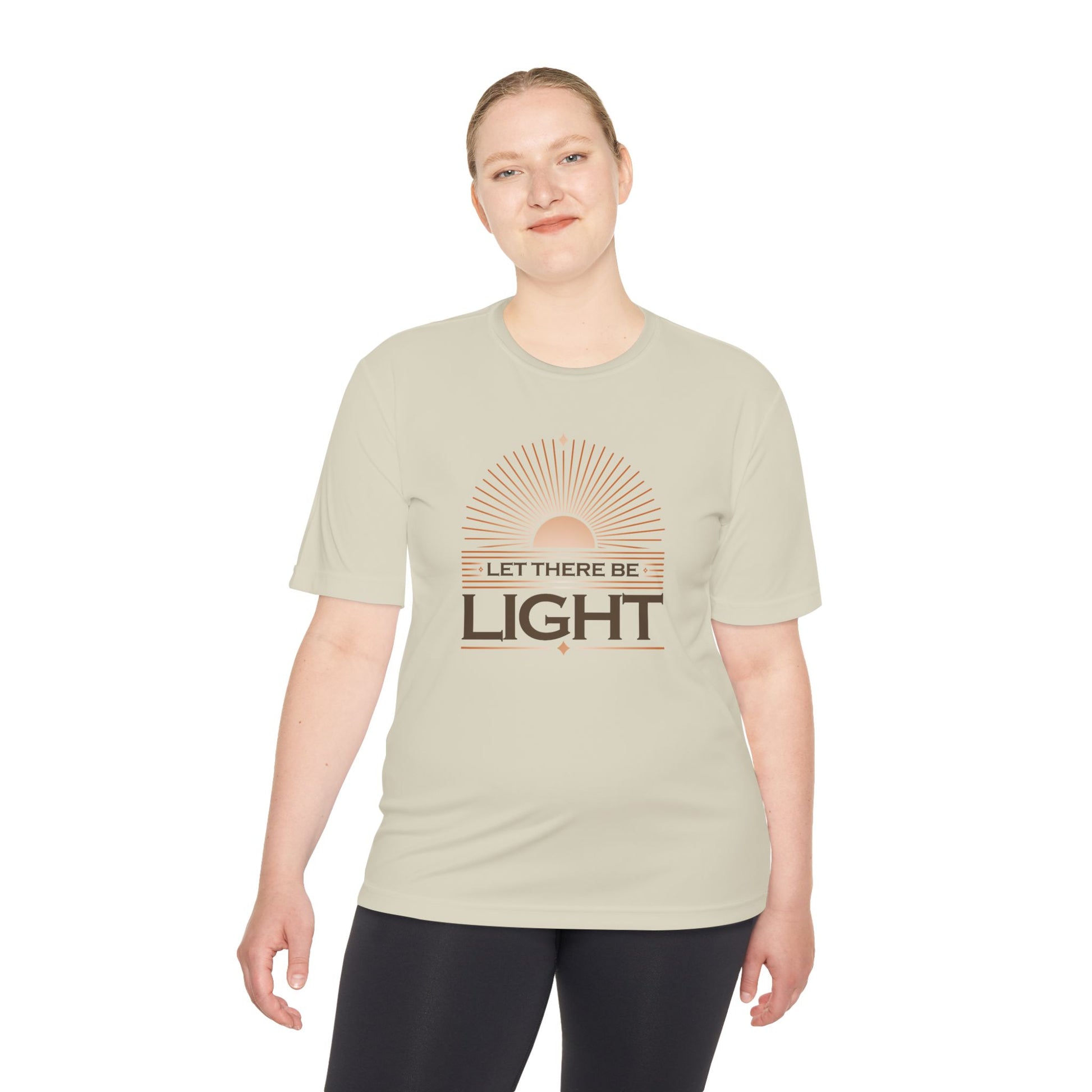 'Let There Be Light' Unisex Moisture Wicking Tee - The Shield of Light