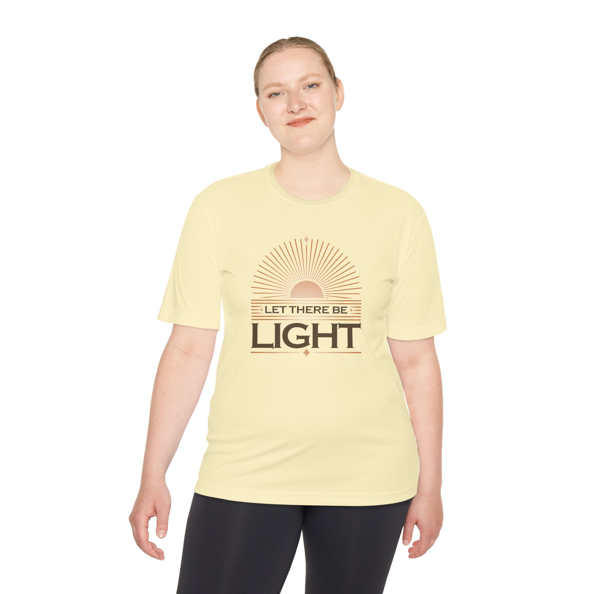 'Let There Be Light' Unisex Moisture Wicking Tee - The Shield of Light
