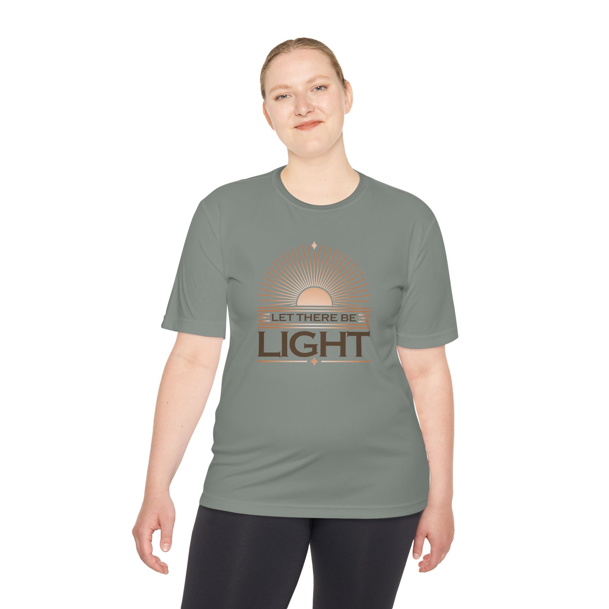 'Let There Be Light' Unisex Moisture Wicking Tee - The Shield of Light