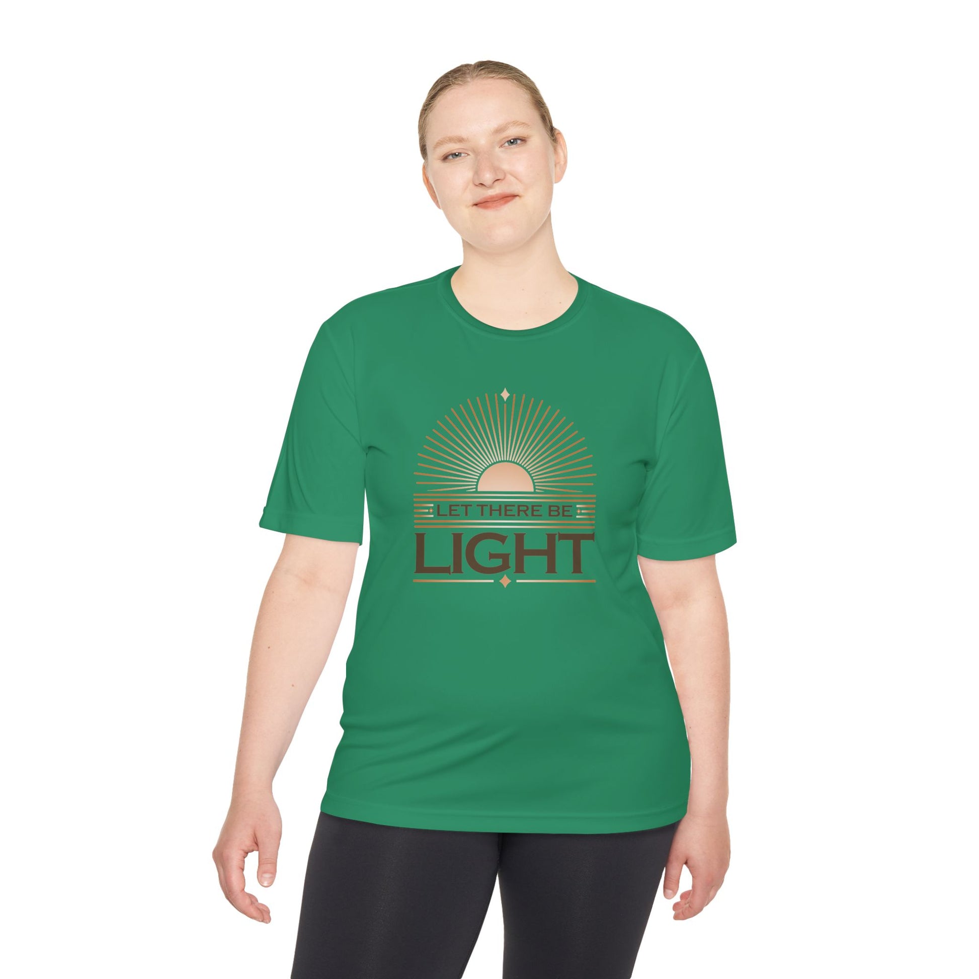 'Let There Be Light' Unisex Moisture Wicking Tee - The Shield of Light