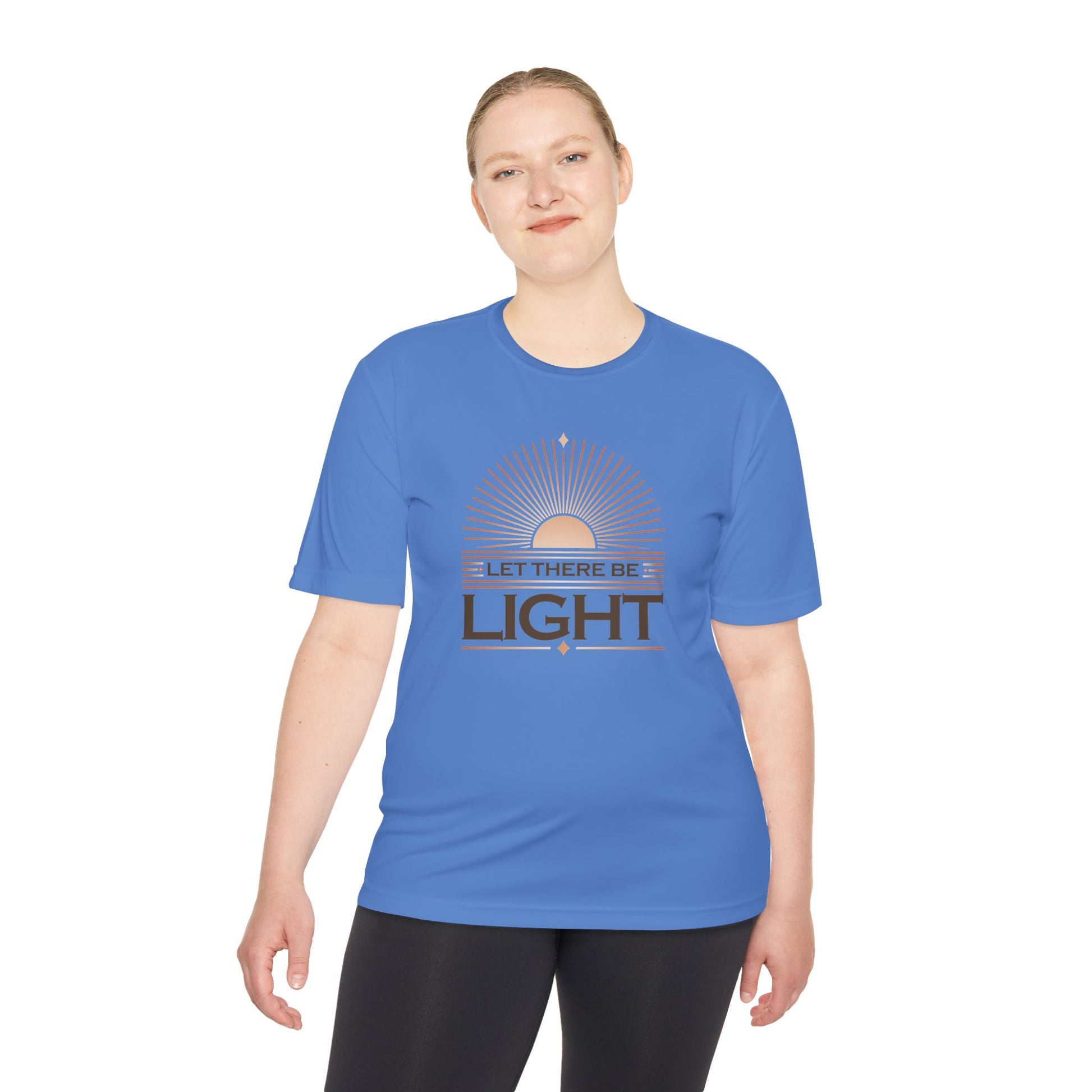'Let There Be Light' Unisex Moisture Wicking Tee - The Shield of Light