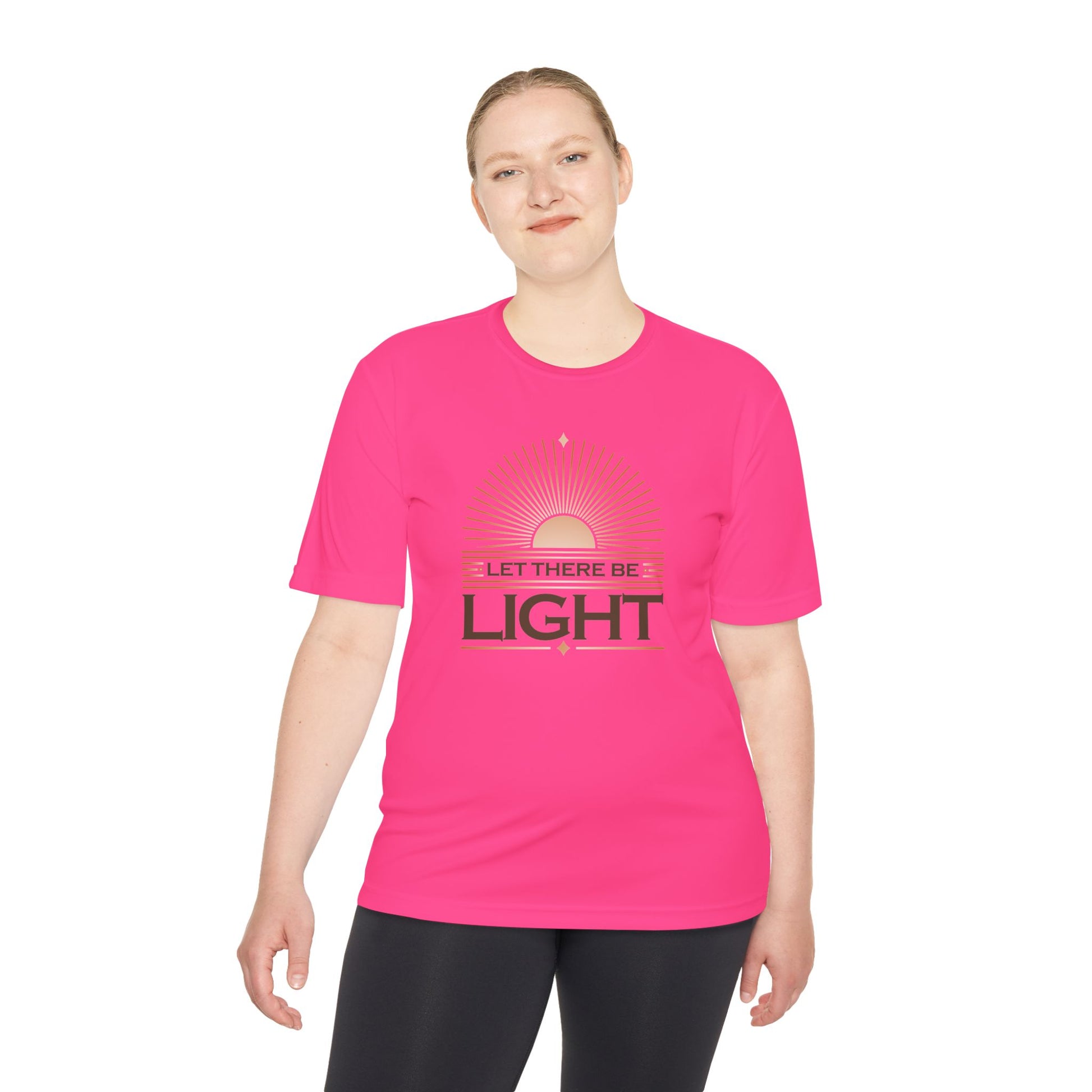 'Let There Be Light' Unisex Moisture Wicking Tee - The Shield of Light